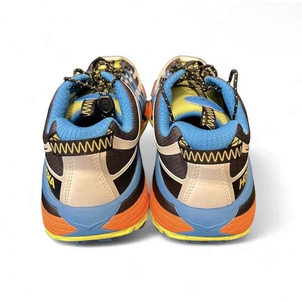 Size 9.5 - Hoka One One HOKA Mafate Three2 Black Diva Blue Orange